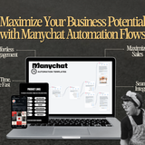 Manychat Automation Flows: PLR & MRR Included!