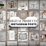 100 Digital Products Instagram Posts