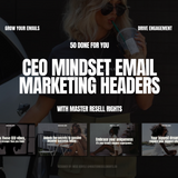 CEO Mindset Email Marketing Banners
