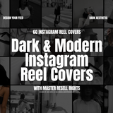 Dark & Modern Instagram Reel Covers with MRR
