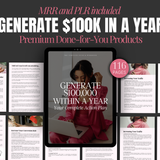 Generate $100k Within A Year Guide & Workbook