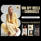 100 DFY Reels + Carousels for Instagram Growth