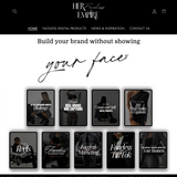 Her Faceless Empire Shopify Theme with MRR