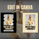 100 DFY Reels + Carousels for Instagram Growth