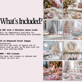 Blush Pink Christmas Ai Collection