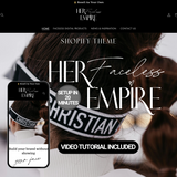 Her Faceless Empire Shopify Theme with MRR