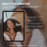 Instagram Engagement Boost: 65 AI Content Prompts + 50 Bonus Swipe-Worthy Hooks