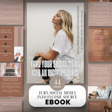 Turn Your Social Media Into An Income Source eBook